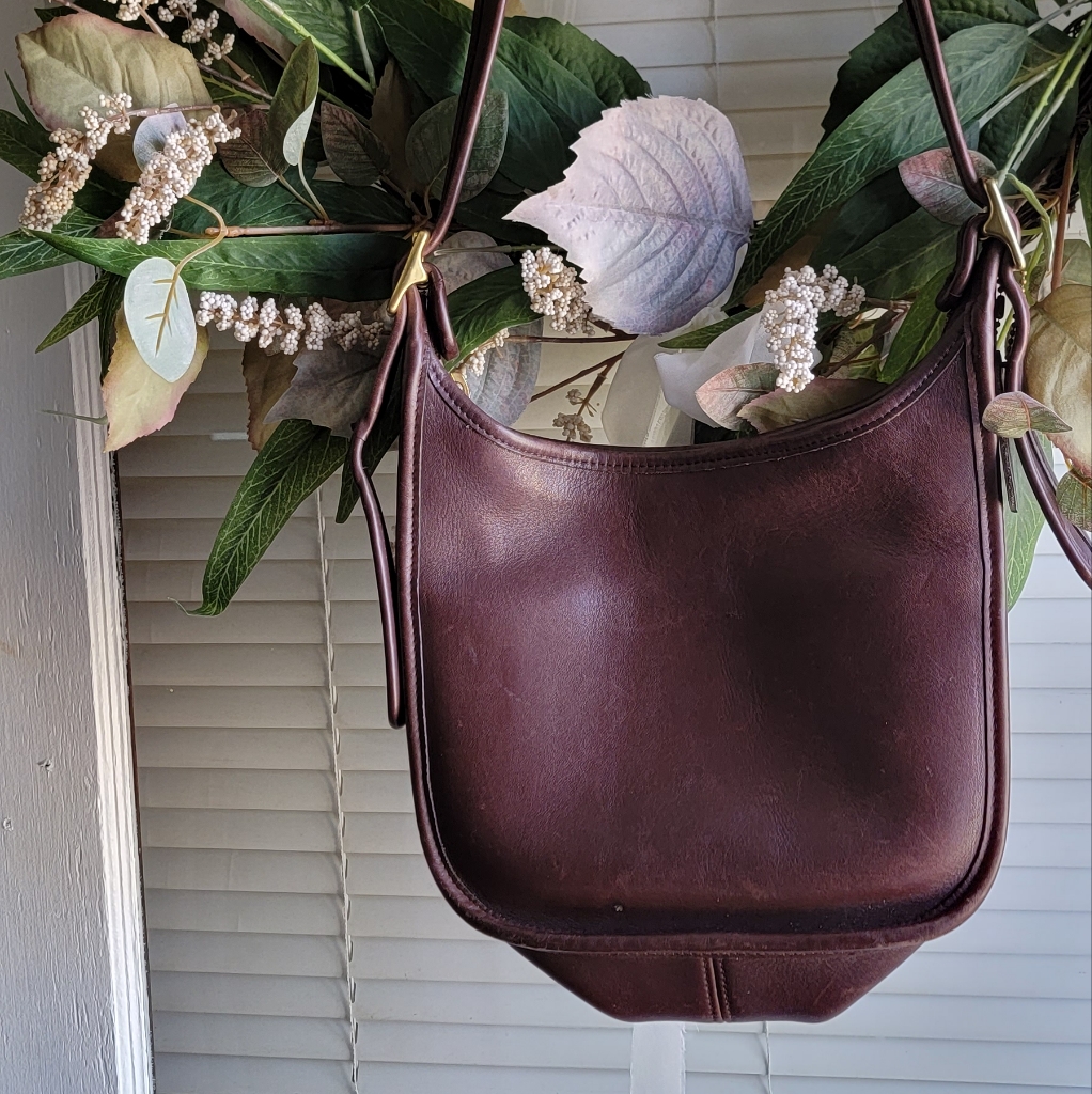 Leather Coach Janice Purse.